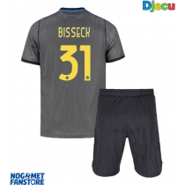 Inter Milan Yann Bisseck #31 Rezervni Dres za djecu 2026-27 Kratak Rukav (+ Kratke hlače)